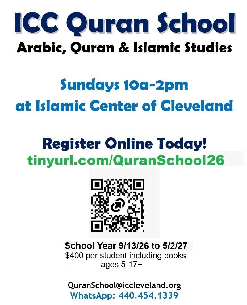 ICC Quran School 2026-2027